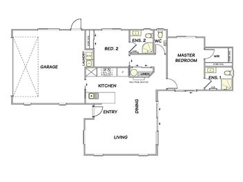 Fixed Price, Stunning 2 Bed, 2 Bath, Dbl Garage