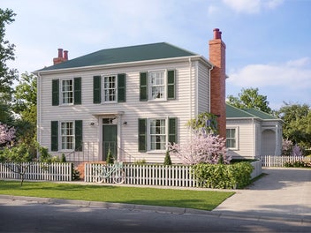 A Georgian Manor Home and a Victorian Cottage