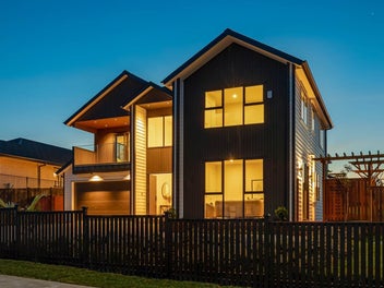 Elegant New Home with Sunlit Pool Retreat