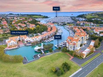 Boating and apartment living at its best!