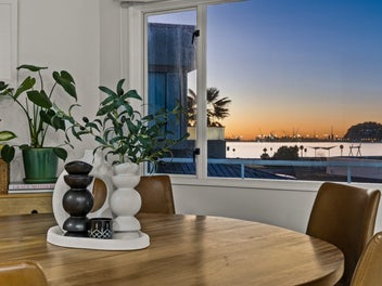 Designer style with views of the bay