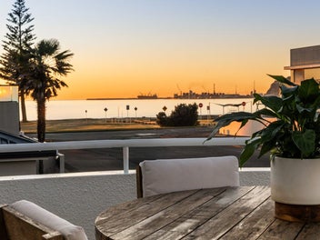 Designer style with views of the bay