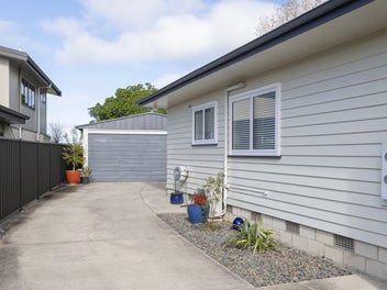 Family living backing on to reserve