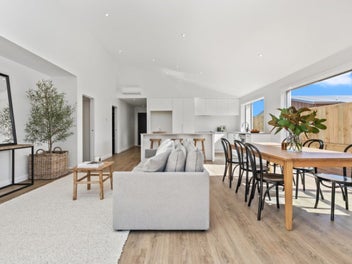 Designer Living with Grand Gable Appeal