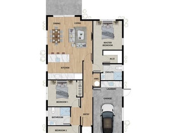 3 Bed Turnkey House & Land, Shotover Rise Stage 2