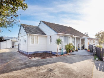 Four + rooms, two lounges, two bathrooms.