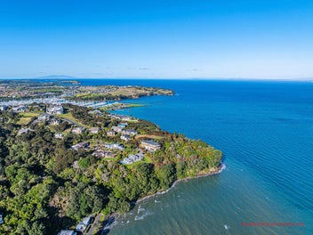 Multi-generational family living and coastal views