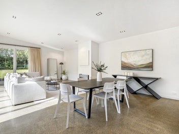 Spacious villa, sunlit living