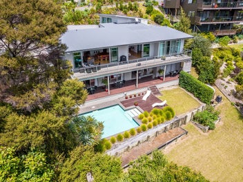 Exquisite Coastal Residence with Pool and Views