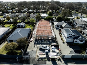 Cracker on Cranford! Construction commenced!