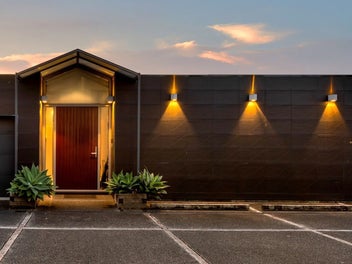 Architectural statement with panoramic views