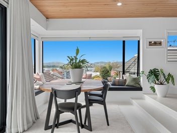 Modern elegance meets panoramic water views