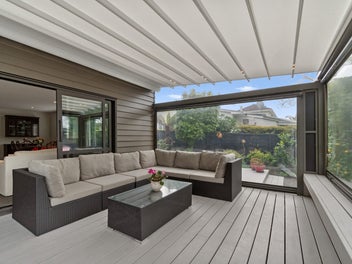 Modern Living, Rain or Shine Entertaining!