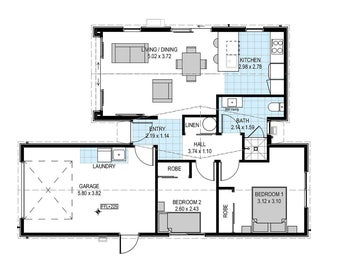 2 Bed, 1 Bath - Over 55's Lifestyle Village