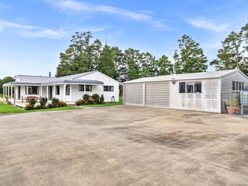 Rural family homestead with views
