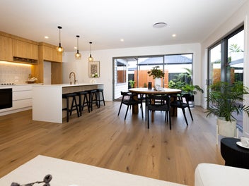 Modern Build with a Villa Style.