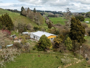 3ha+ lifestyle block - three-bedroom home and shed