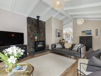 Mid century with contemporary vibe