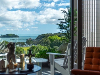 Elevated Living with Sparkling Bay Views