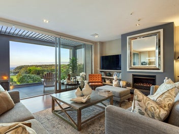 Elevated Living with Sparkling Bay Views