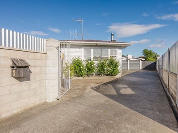 Family home with a pool