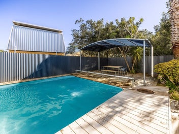 A pool for summer and BBQs on the deck