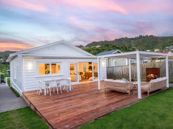 Charming Character. Giant Back Yard