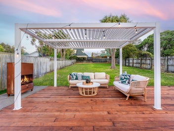 Charming Character. Giant Back Yard