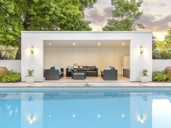Private Poolside Oasis, Elegant Family Living!