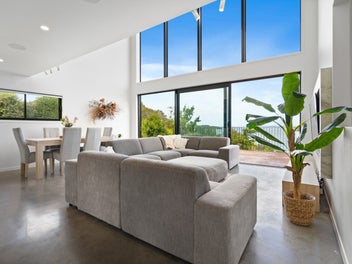 Waterfront luxury with private beach access