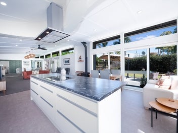 A Family Retreat Filled with Warmth, Space, & Comp