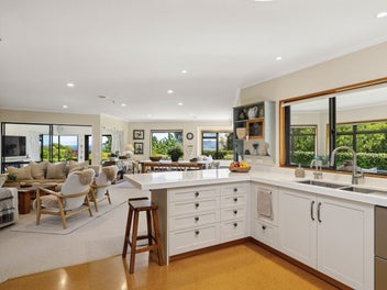 Private sanctuary with lake and mountain views