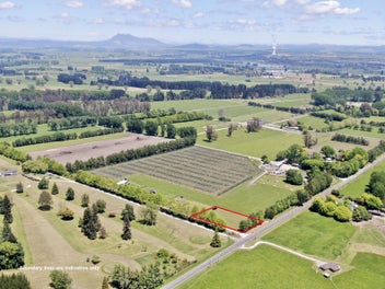 Last section beside Reporoa Golf Course