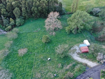 Suburban section with a country feel