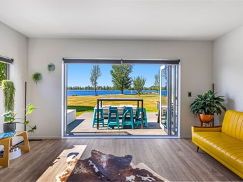 A Statement Lakefront Home