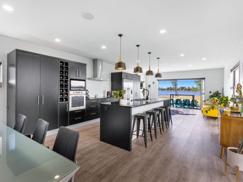 A Statement Lakefront Home