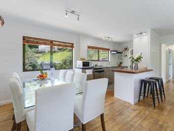 Modern family living near the city