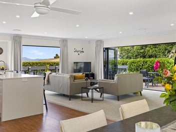 Nestled in nature with lake panorama