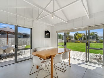 Immaculate Beachside Retreat with Spacious Section