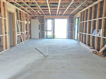 Windows installed and cladding completed - tick!