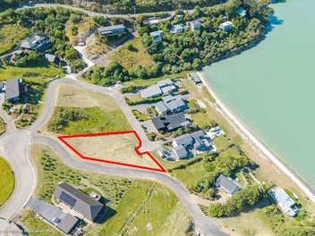 Coastal section just metres from the water