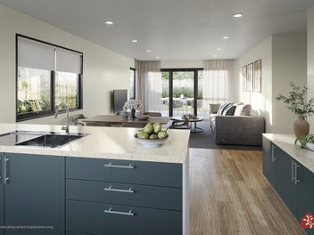 Sunny, Warm New Architectural Home