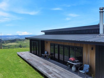 Modern home - panoramic views