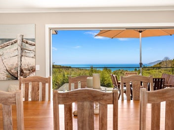 Secluded coastal living