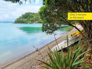 A mere five minute walk to the beach!