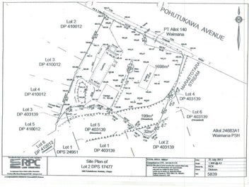 Ohope Beach 5 Townhouses to be built 2 & 3 storeys