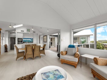 Dual family living with water views and lift