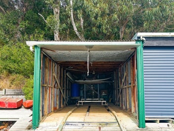 Boatshed opportunity in Charteris Bay