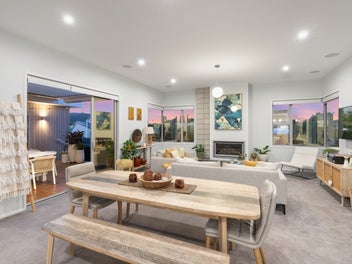 Stylish family living, perfectly positioned