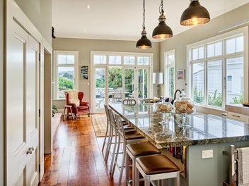 Kelburn, with all-day sun and views